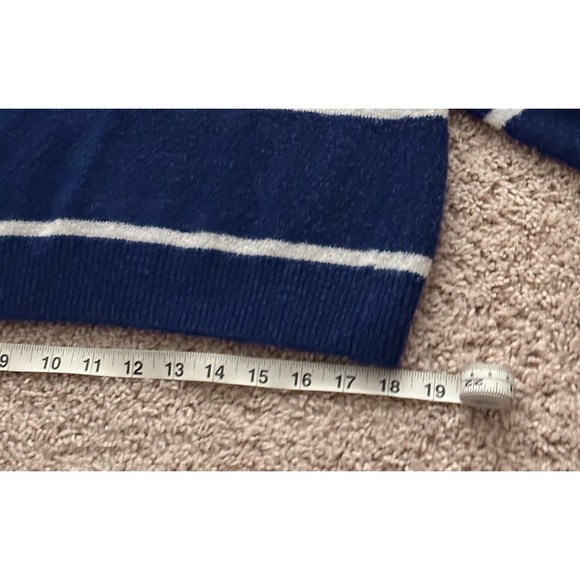 H&M Blue sweater with white stripes -Size Small - Picture 6 of 6